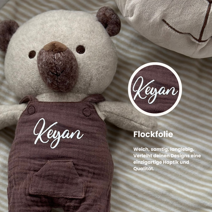 Kuscheltier TeddySam - Personalisiert