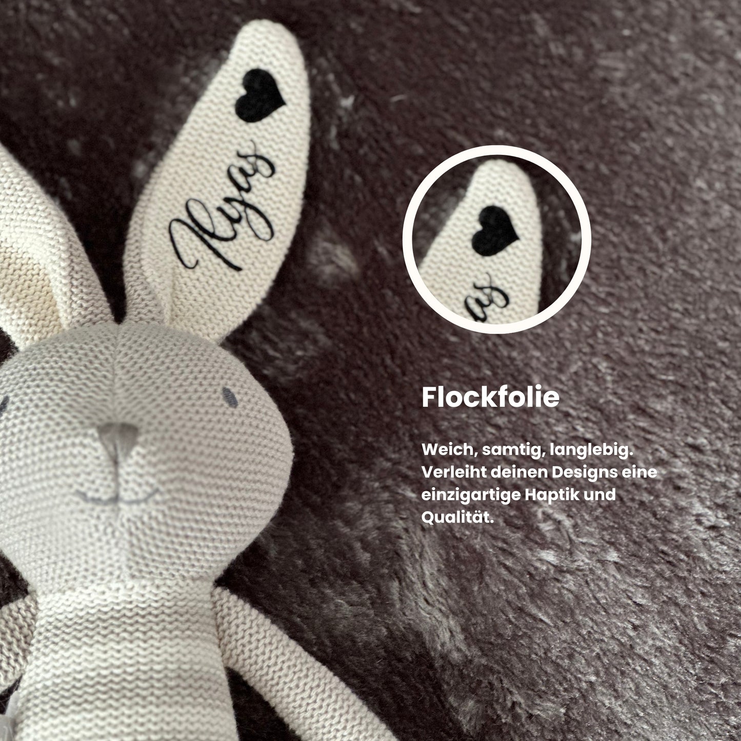 Kuscheltier Hasen - Personalisiert