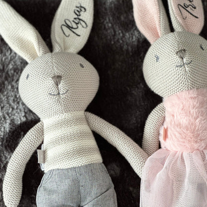Kuscheltier Hasen - Personalisiert