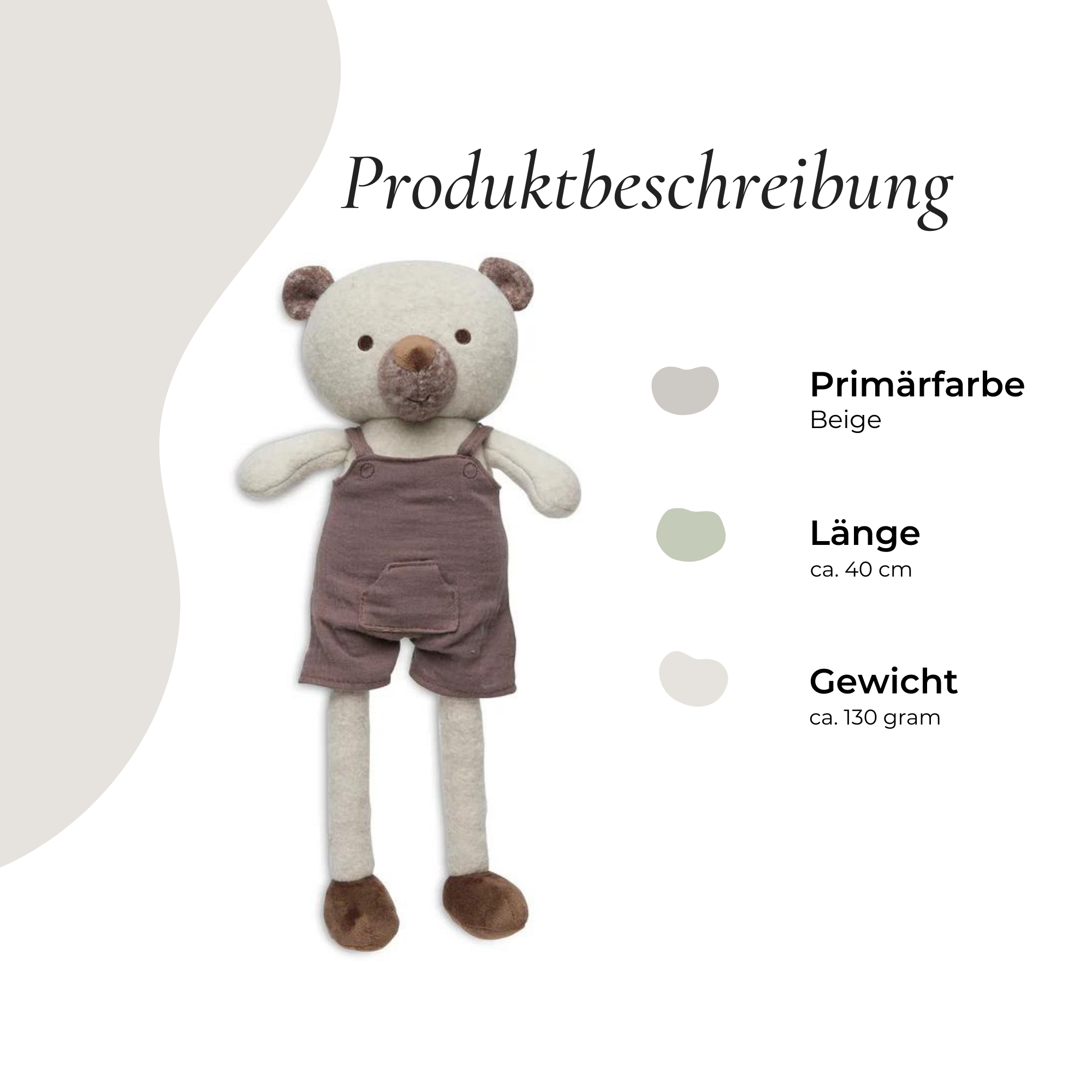 Kuscheltier TeddySam - Personalisiert