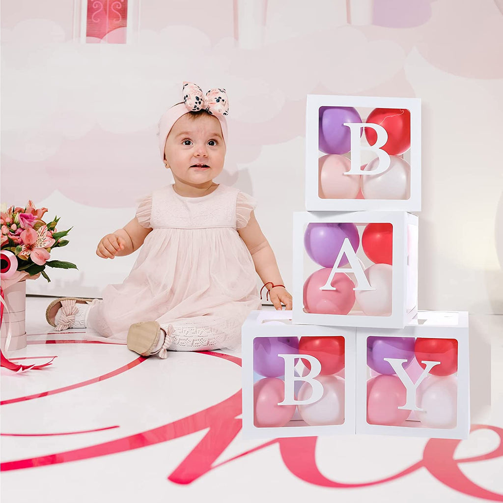 Transparente Luftballon Boxen "Baby"