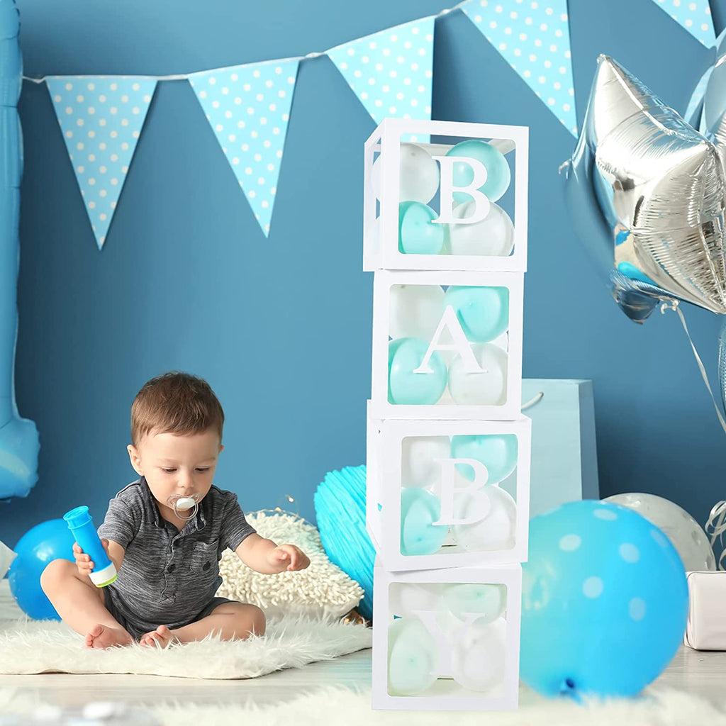 Transparente Luftballon Boxen "Baby"