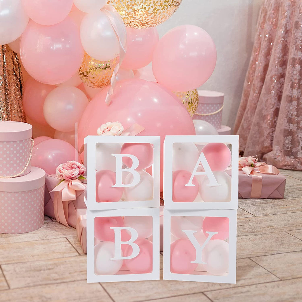 Transparente Luftballon Boxen "Baby"